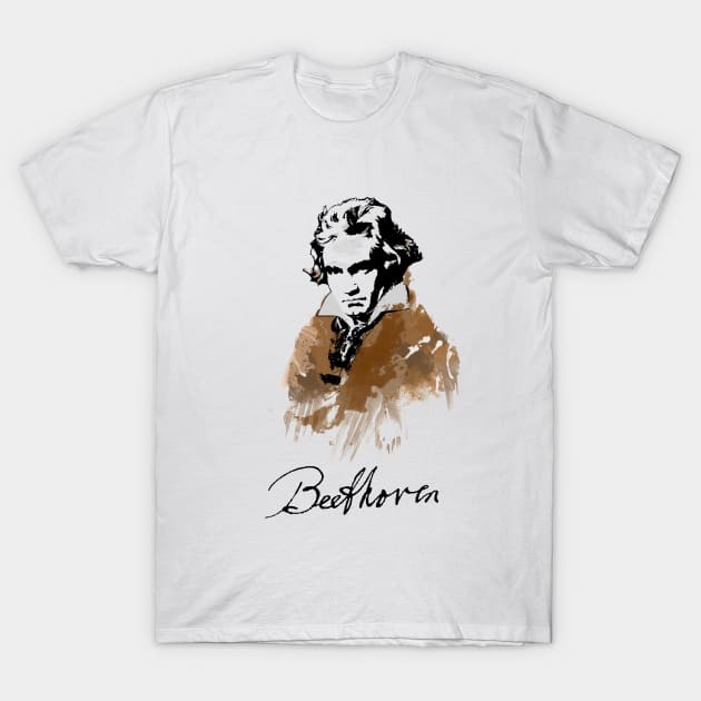 Beethoven T-Shirt by vivalarevolucio